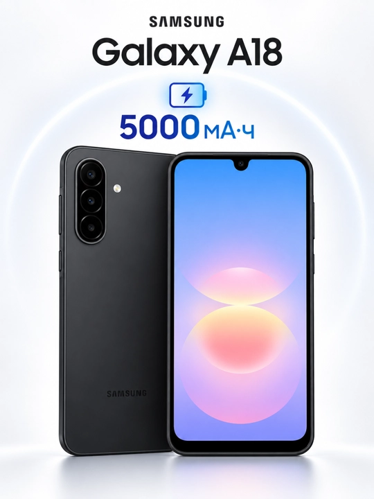 Samsung Galaxy A18 128GB smartfon, 6.7" AMOLED 90 Gs, 50 MP, 5000 mA·soat, Dual SIM