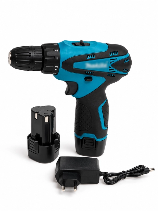 Makita 12V akkumulyatorli drel-shurupovyort, 2 ta AKB, 800 W, 1300 ob/min