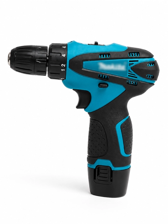 Makita 12V akkumulyatorli drel-shurupovyort, 2 ta AKB, 800 W, 1300 ob/min