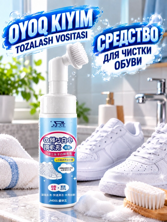 Пеноочиститель для обуви - сделайте чистку еще проще и удобнее! - 