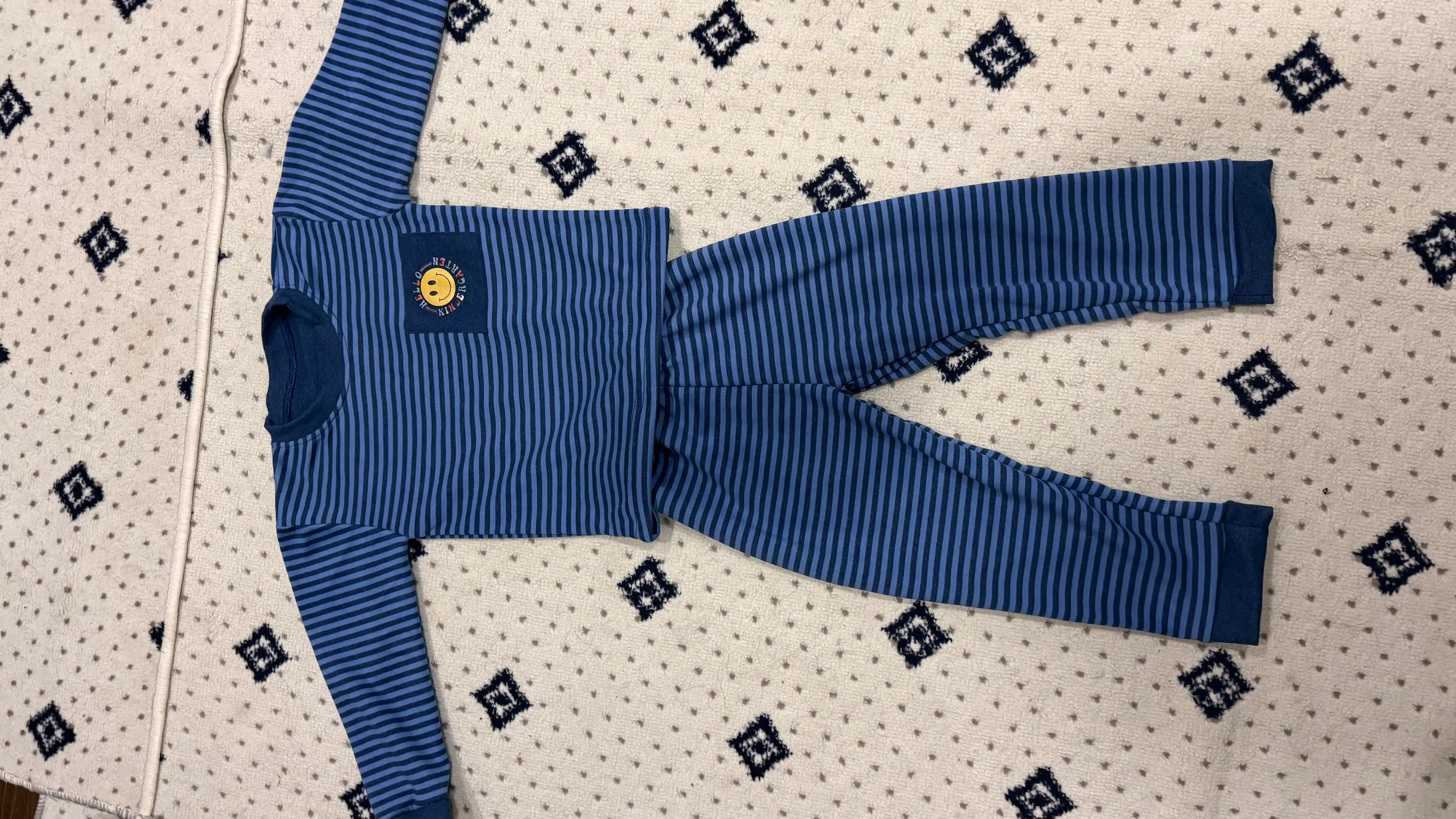 O'g'il va qiz bolalr uchun paxtali pijama to'plami, kuz/qish/bahor - yumshoq kiyimlar