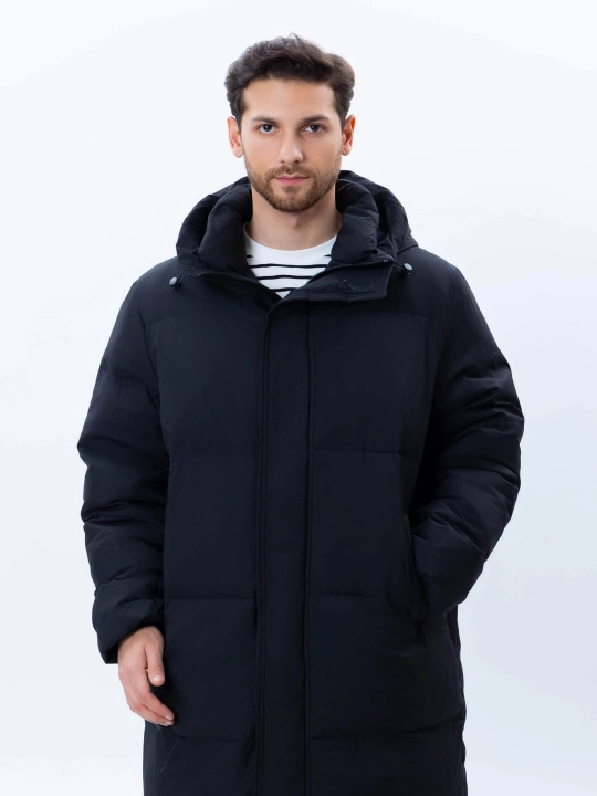 TERRA PRO erkaklar uchun uzun kapyushonli issiq kurtka AW24CR1-12-21057 - 