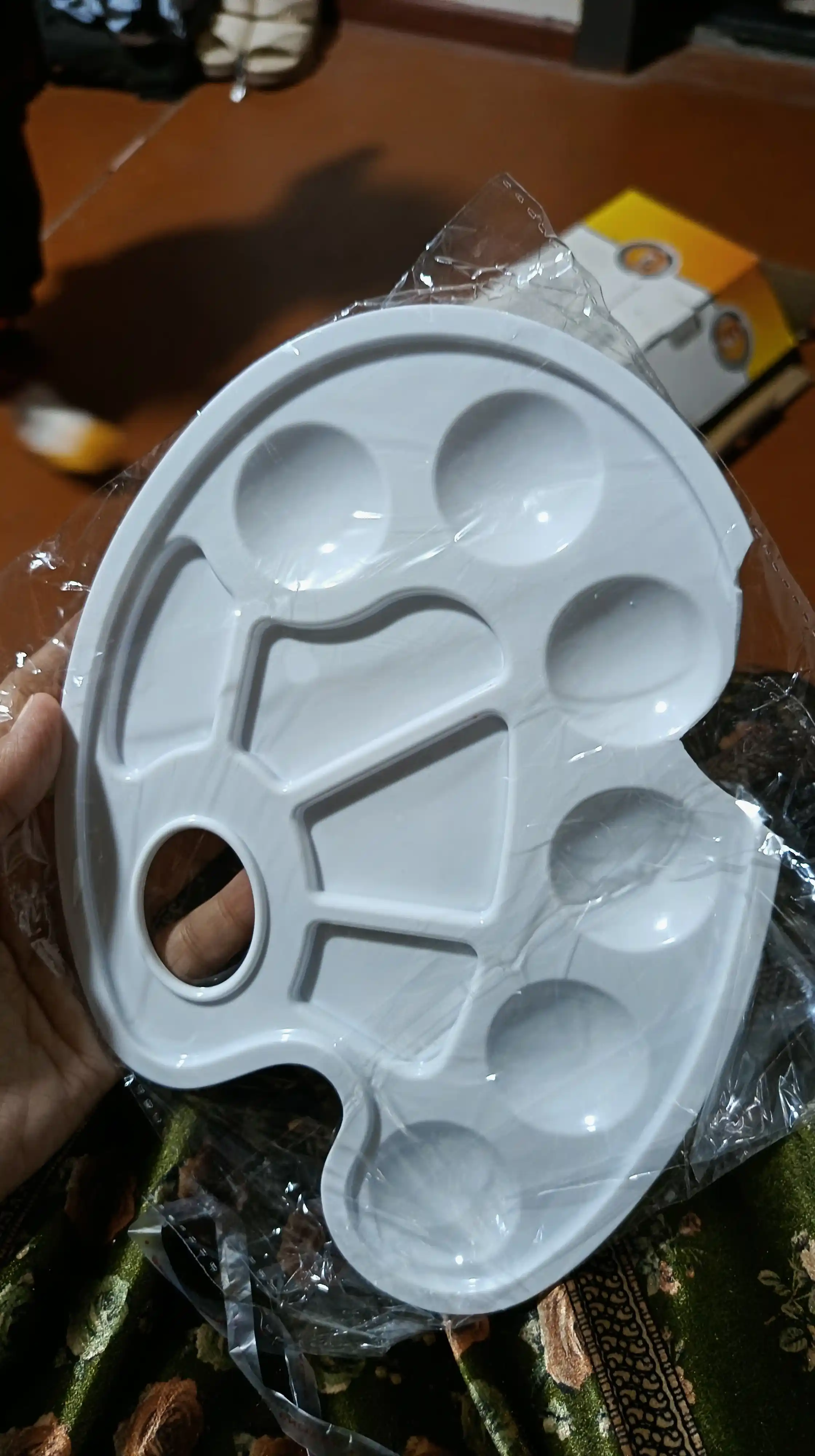 Rassom Gamma palitrasi, 6 katak, plastik