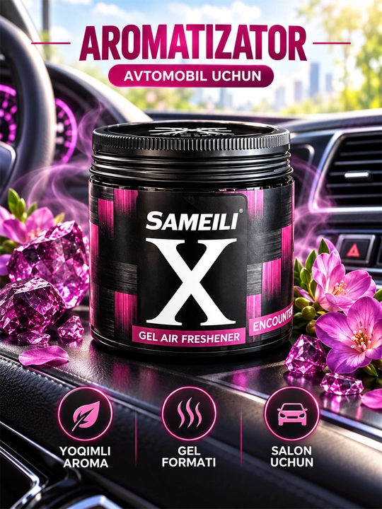 Avtomobillar uchun gelli xushbo‘ylantirgich - 