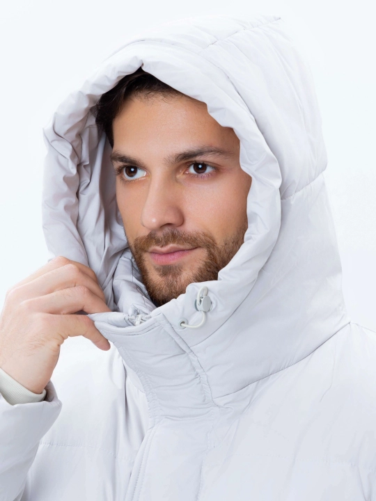 TERRA PRO erkaklar uchun uzun kapyushonli issiq kurtka AW24CR1-12-21057