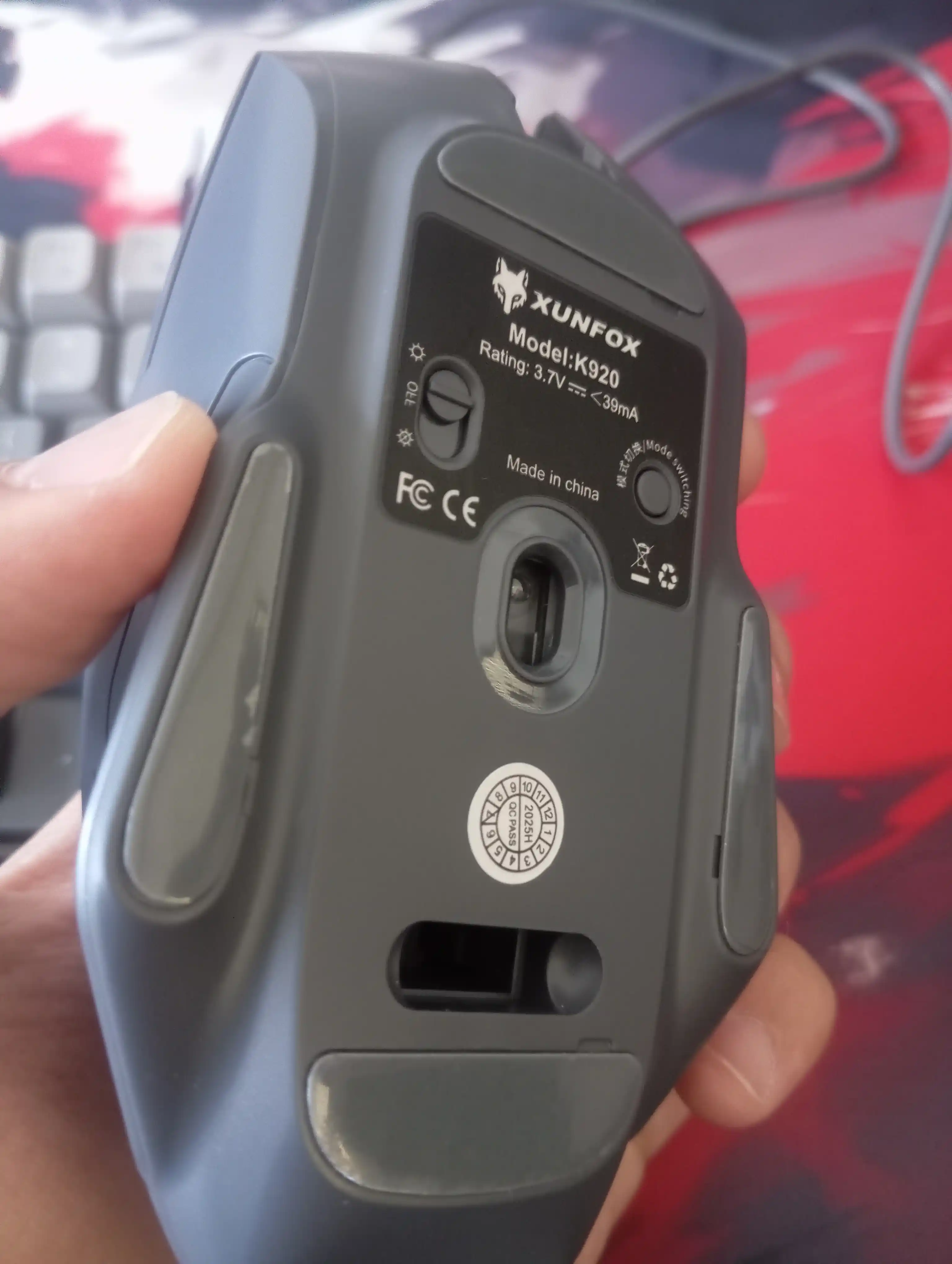 Simsiz klaviatura va sichqoncha XUNFOX K920, 2.4 GHz va Bluetooth