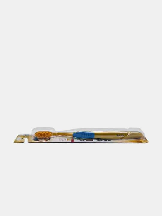 Koreys tish cho‘tkasi nanooltin komponentli Fusion Slim Nano Gold, yumshoq 0,01 mm