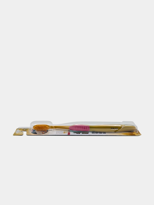 Koreys tish cho‘tkasi nanooltin komponentli Fusion Slim Nano Gold, yumshoq 0,01 mm