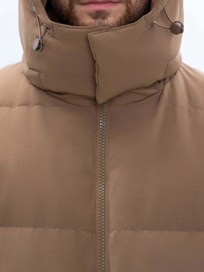 TERRA PRO erkaklar uchun uzun kapyushonli issiq kurtka AW24CR1-12-21057