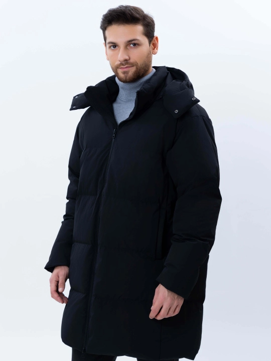 TERRA PRO erkaklar uchun uzun kapyushonli issiq kurtka AW24CR1-12-21057