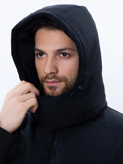 TERRA PRO erkaklar uchun uzun kapyushonli issiq kurtka AW24CR1-12-21057