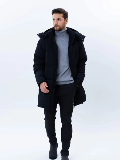 TERRA PRO erkaklar uchun uzun kapyushonli issiq kurtka AW24CR1-12-21057