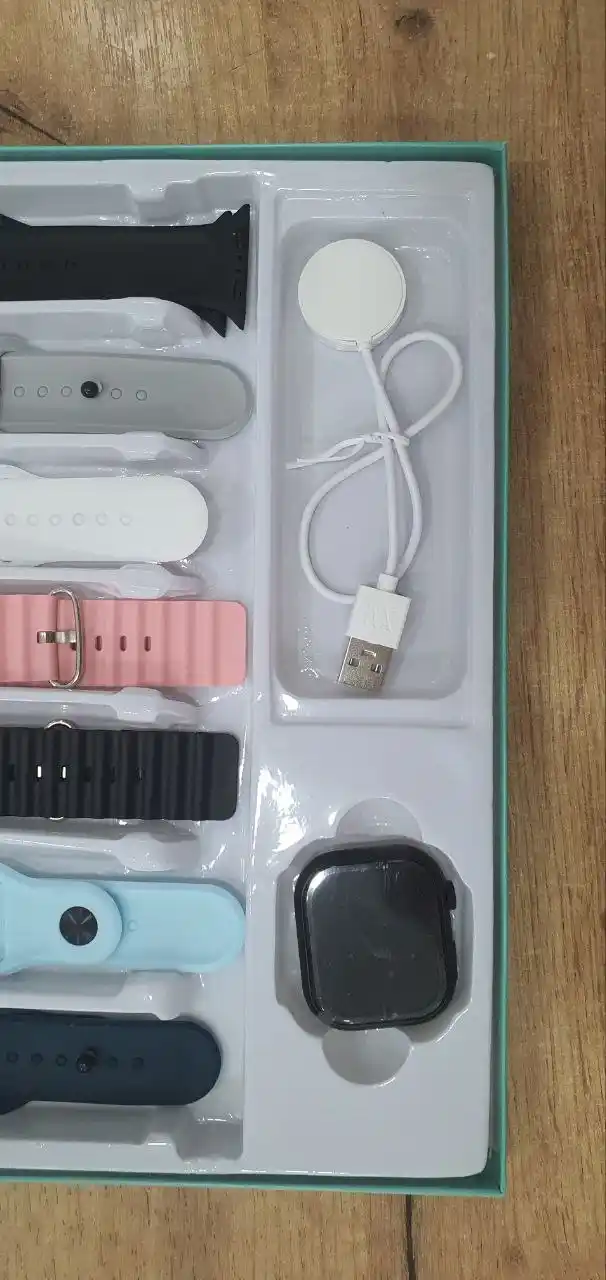 Умные часы для мужчина и женщины 7 шт ремешок в подарок