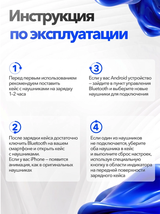 Sensorli simsiz quloqchinlar Pods Pro 2 ANC, Android, IOS va Windows