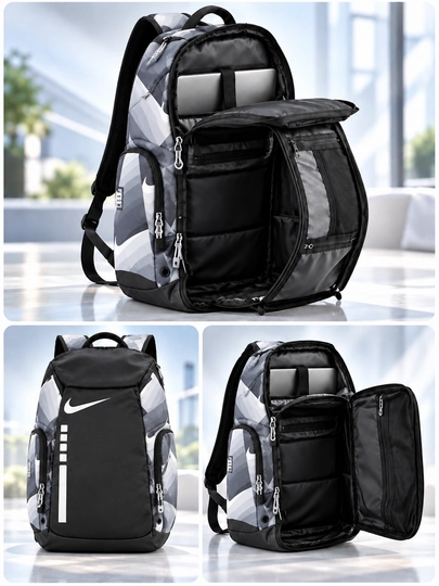 Nike Elite ryukzak erkaklar va ayollar uchun, sport, maktab, ish va o‘qish uchun, uniseks