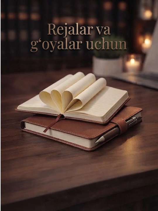 Sovg‘a to‘plami, bloknot va ruchka, 6 in 1, sanasiz kundalik daftar, A5
