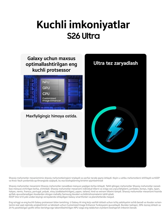 Smartfon Samsung Galaxy S26 Ultra 6,9" QHD+ AMOLED 120Hz 200MP 5000mAh 5G Snapdragon Elite