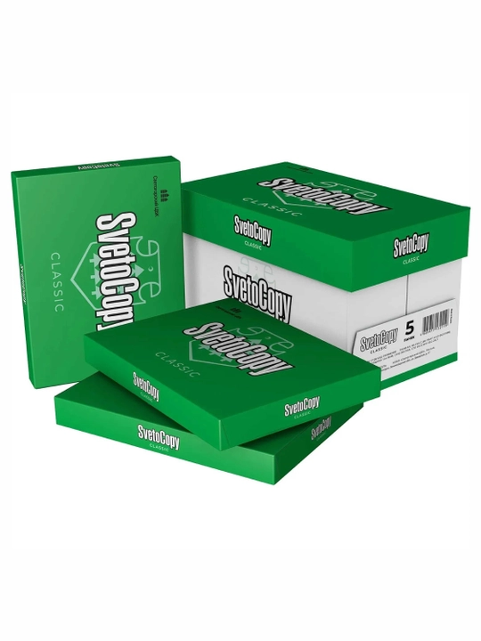 Ofis qog‘ozi SvetoCopy A4, 80 g/m², 500 varaq, oq rang