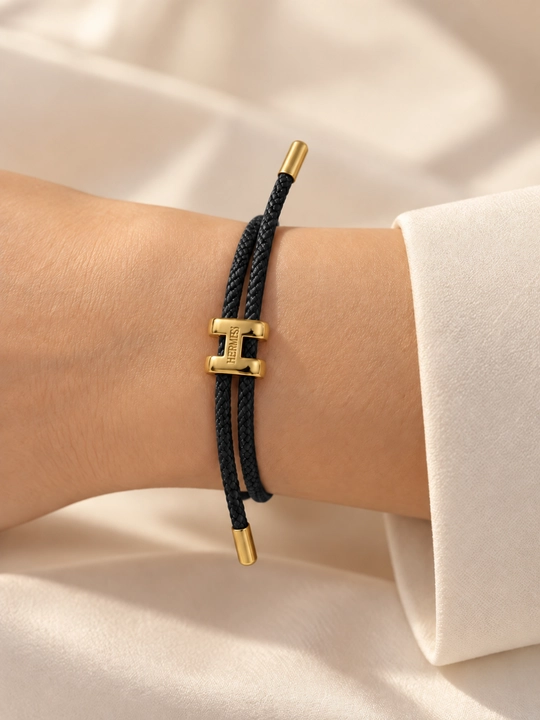 Современный браслет с элементом  Hermes, для женщин и мужчин, регулируемый размер