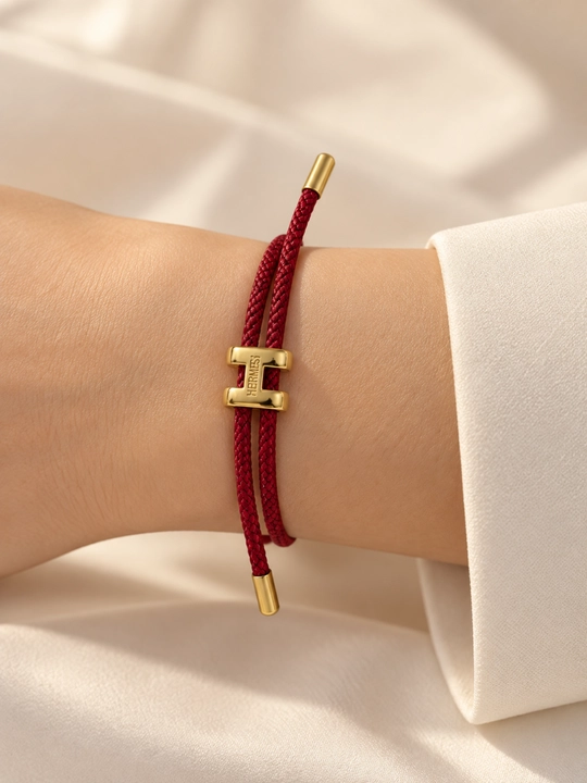 Современный браслет с элементом  Hermes, для женщин и мужчин, регулируемый размер