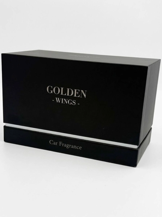 GOLDEN WINGS Премиальный автомобильный ароматизатор на солнечной энергии