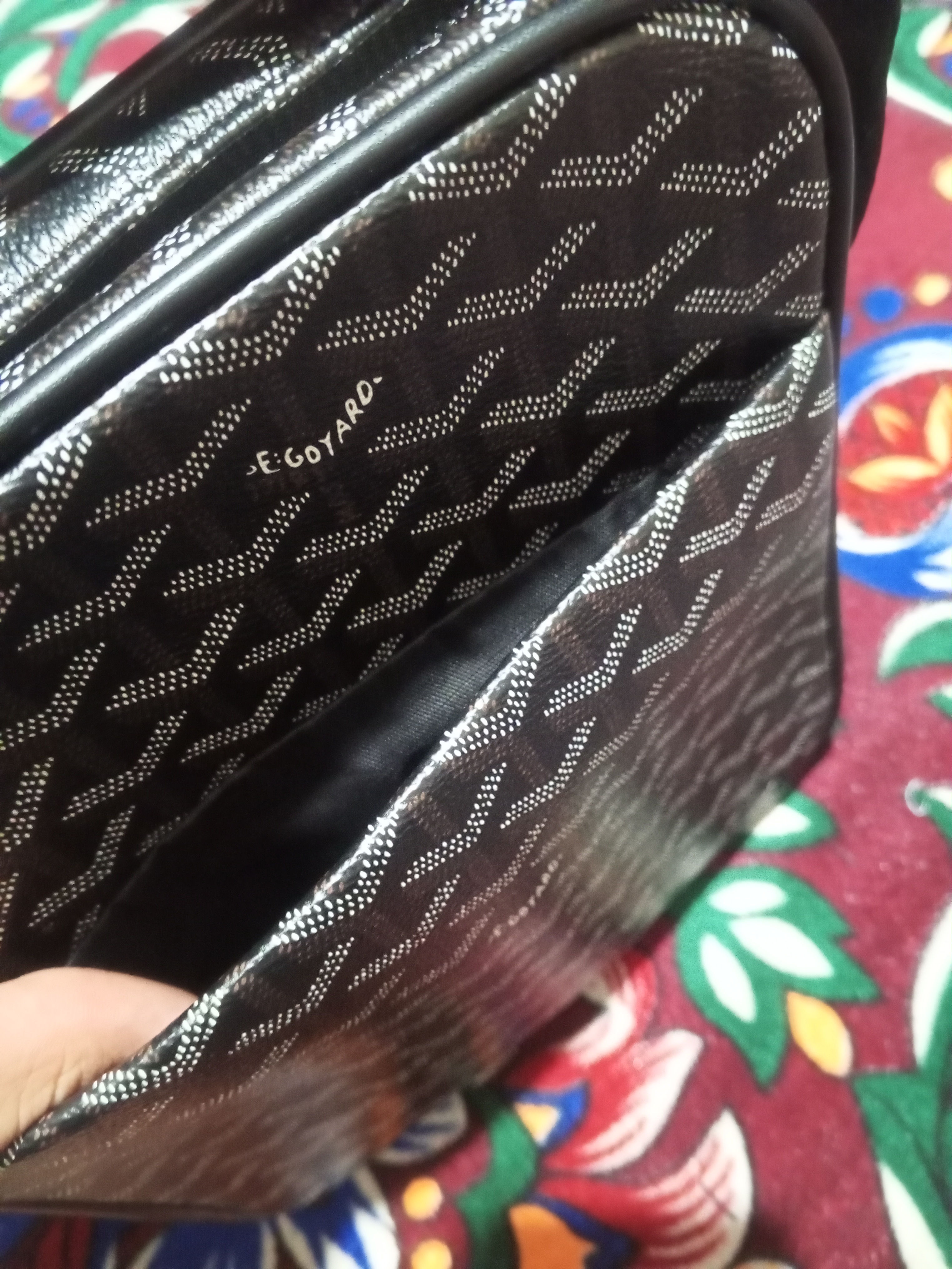 Мужская сумка через плечо (кросс-боди) в премиальном стиле Goyard