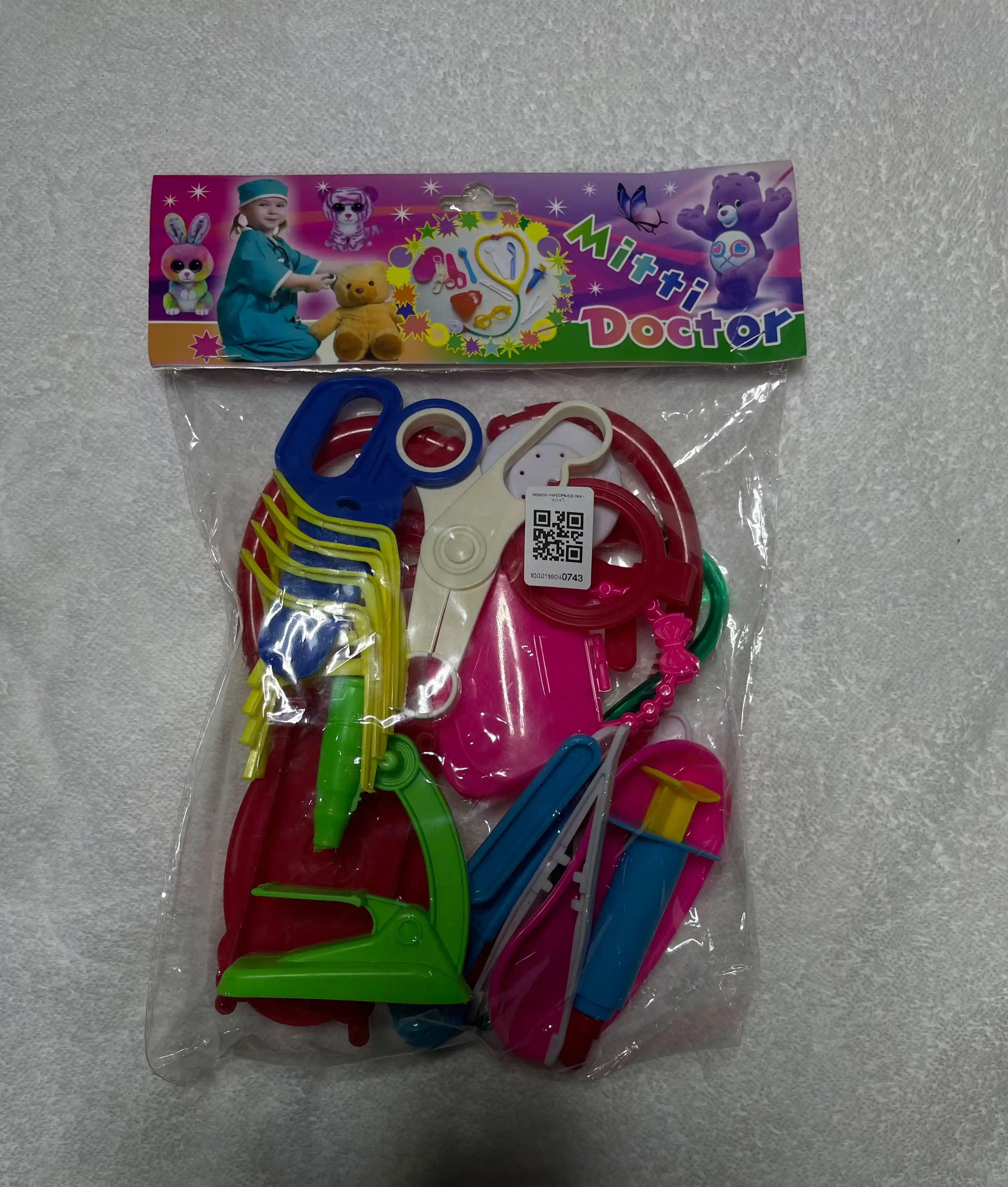 3 yoshdan katta bolalar uchun shifokor o‘yin to‘plami | O‘yinchoq stetoskop tibbiy to‘plam