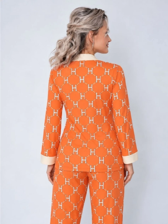 Ayollar pijamasi, 2 tasi 1 da, paxtalik to‘plam, kofta va shim, XL-XXL, + sovg‘a