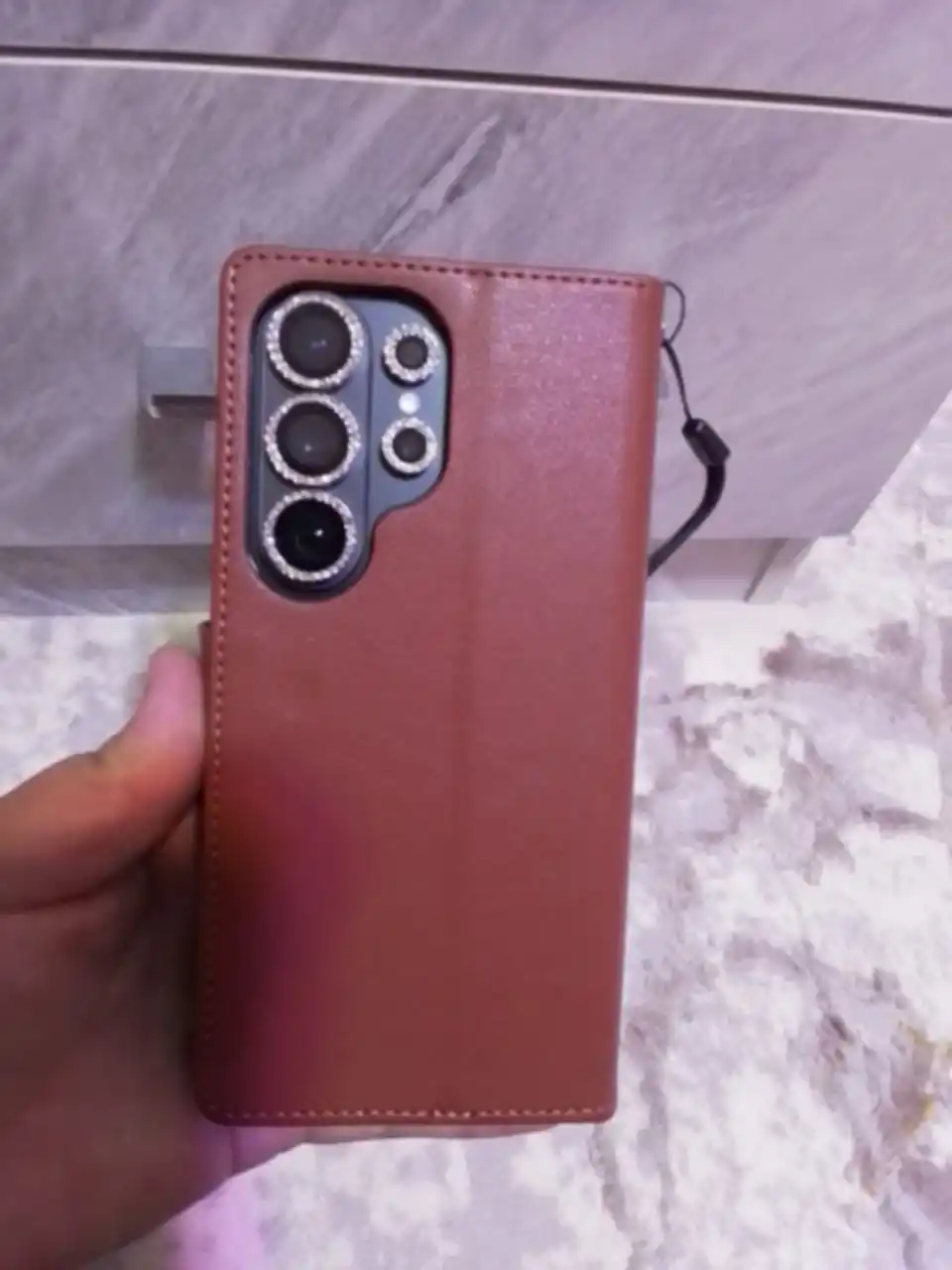 Samsung S22, S23, S24, S25, S26 Ultra sv Plus uchun olmosli kamera himoya oynasi