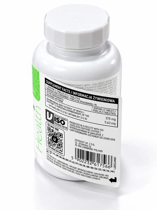 Ostrovit Ashwagandha 90tabs, 375 mg extract