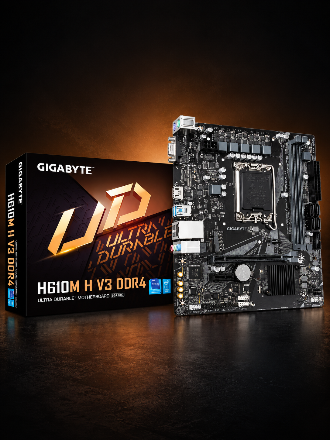 Материнская плата Gigabyte H610 M-H V3 - 