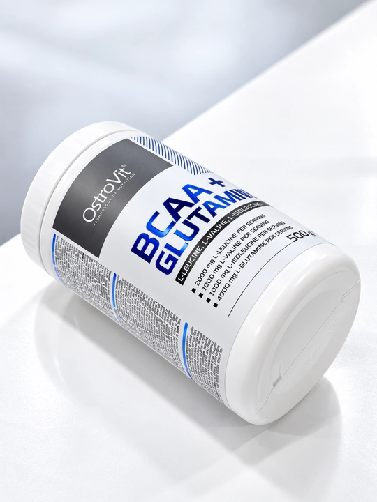 OstroVit BCAA + Glutamin 500g, БЦА Глутамин порошок
