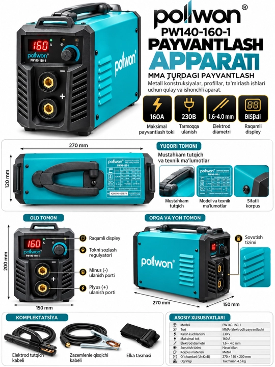 Pollwon payvantlash apparati - 