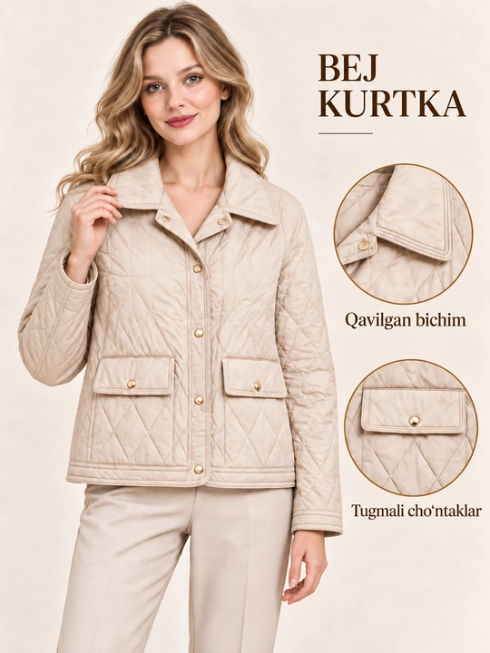 Yengil kurtka, ayollar va qizlar uchun kurtka, kuzgi kurtka - 