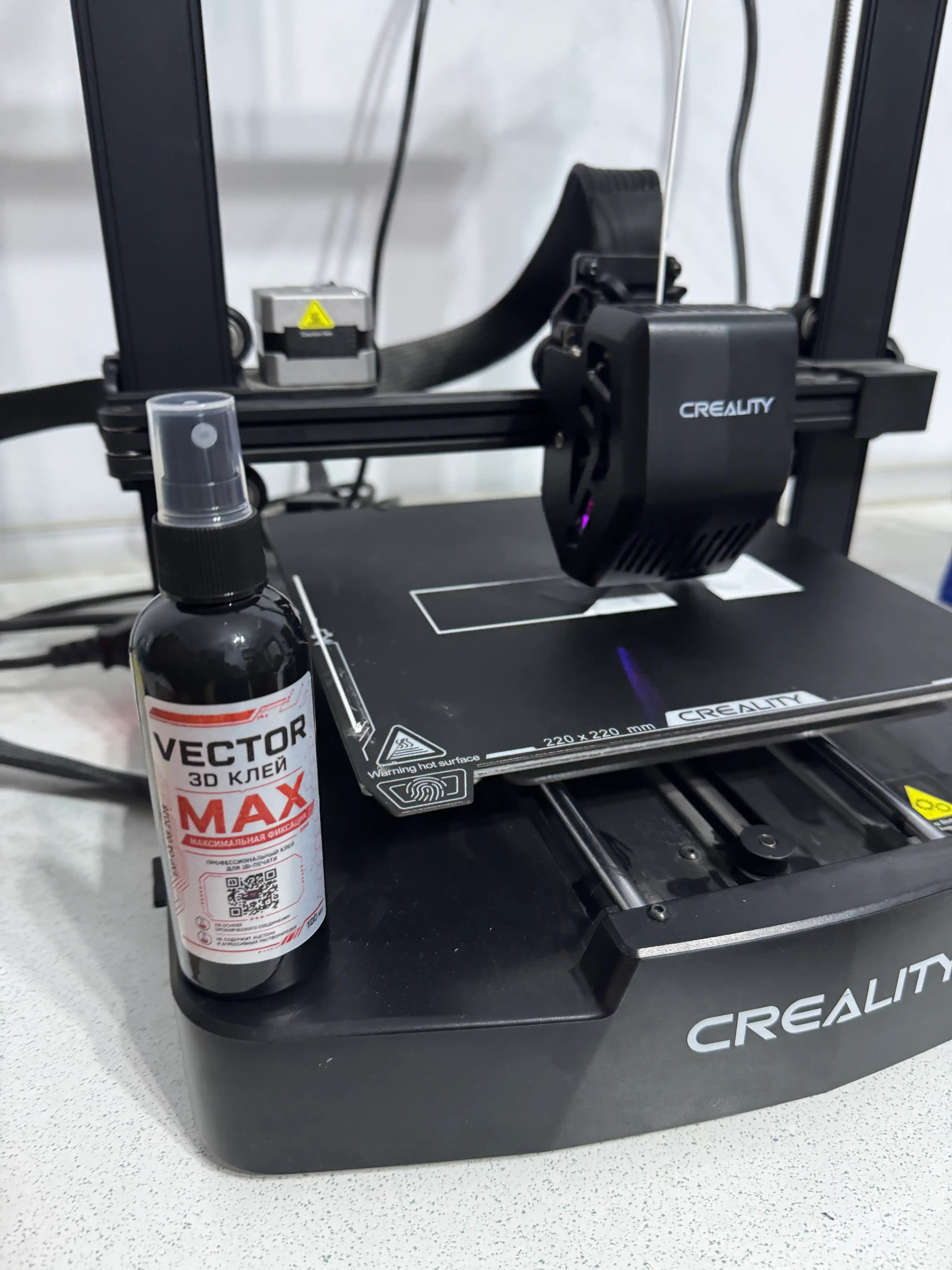 Vector Pro 3D printer platformasi uchun yopishtiruvchi vosita 100 ml, shaffof