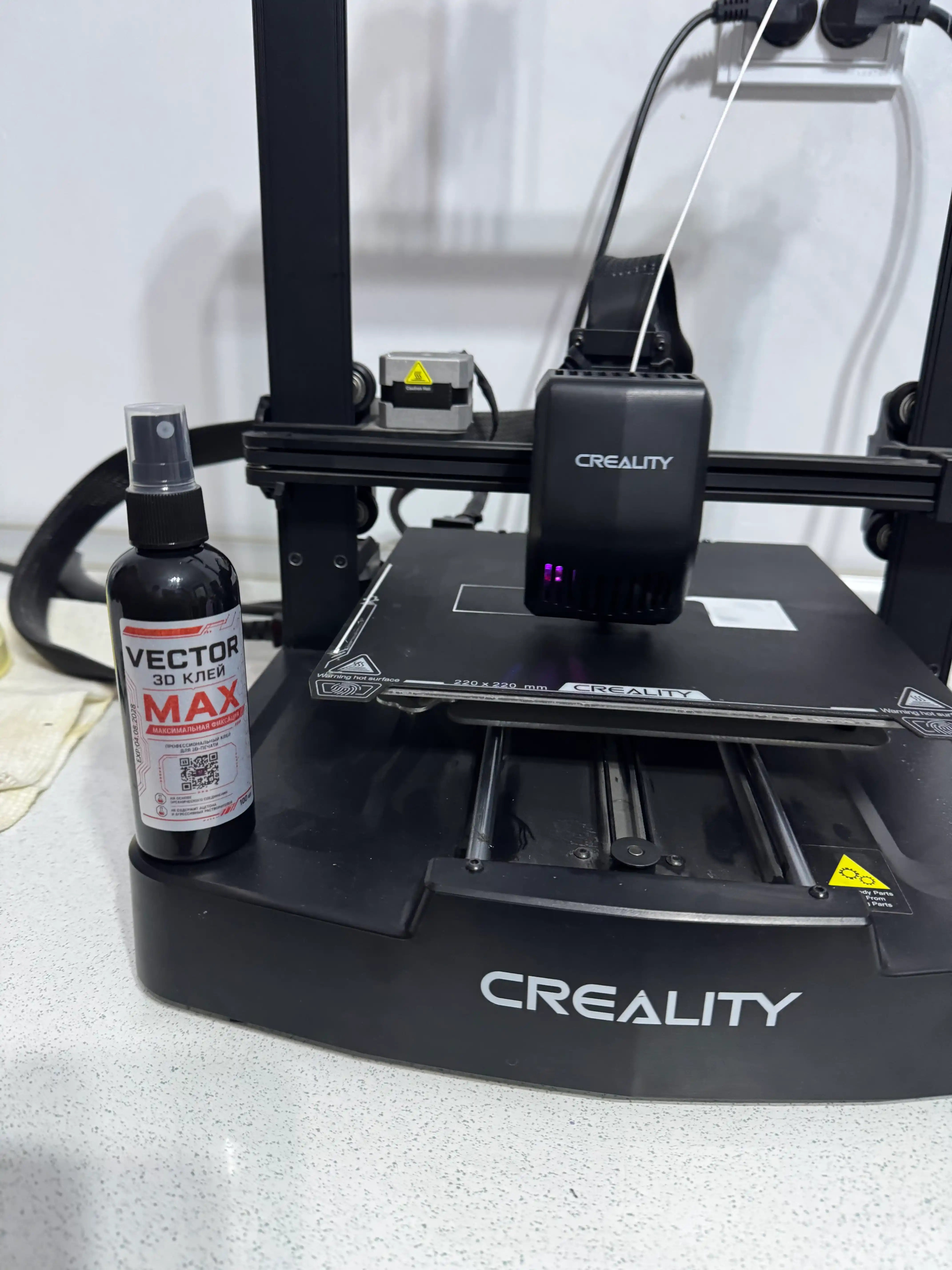 Vector Pro 3D printer platformasi uchun yopishtiruvchi vosita 100 ml, shaffof