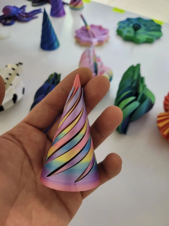3D bosma stressga qarshi o‘yinchoqlar, bolalar va kattalar uchun qiziqarli modellar
