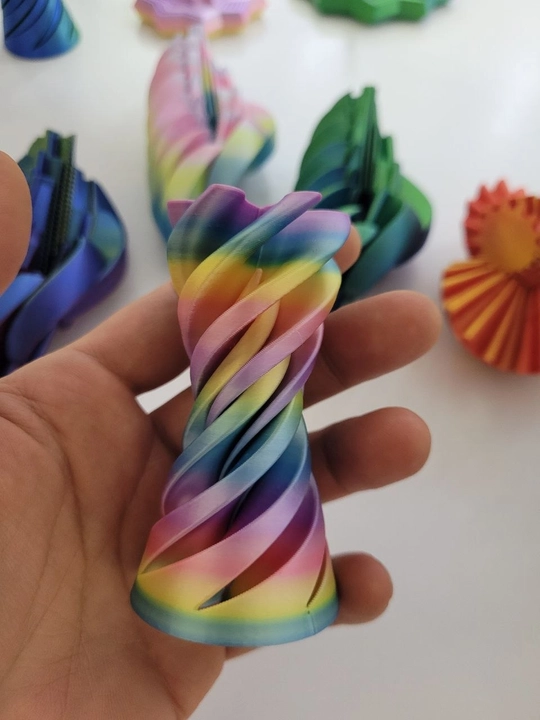 3D bosma stressga qarshi o‘yinchoqlar, bolalar va kattalar uchun qiziqarli modellar