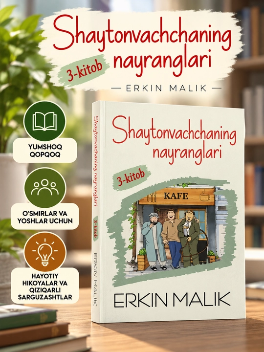 Shaytonvachchaning nayranglari 3-kitob, Erkin Malik - 