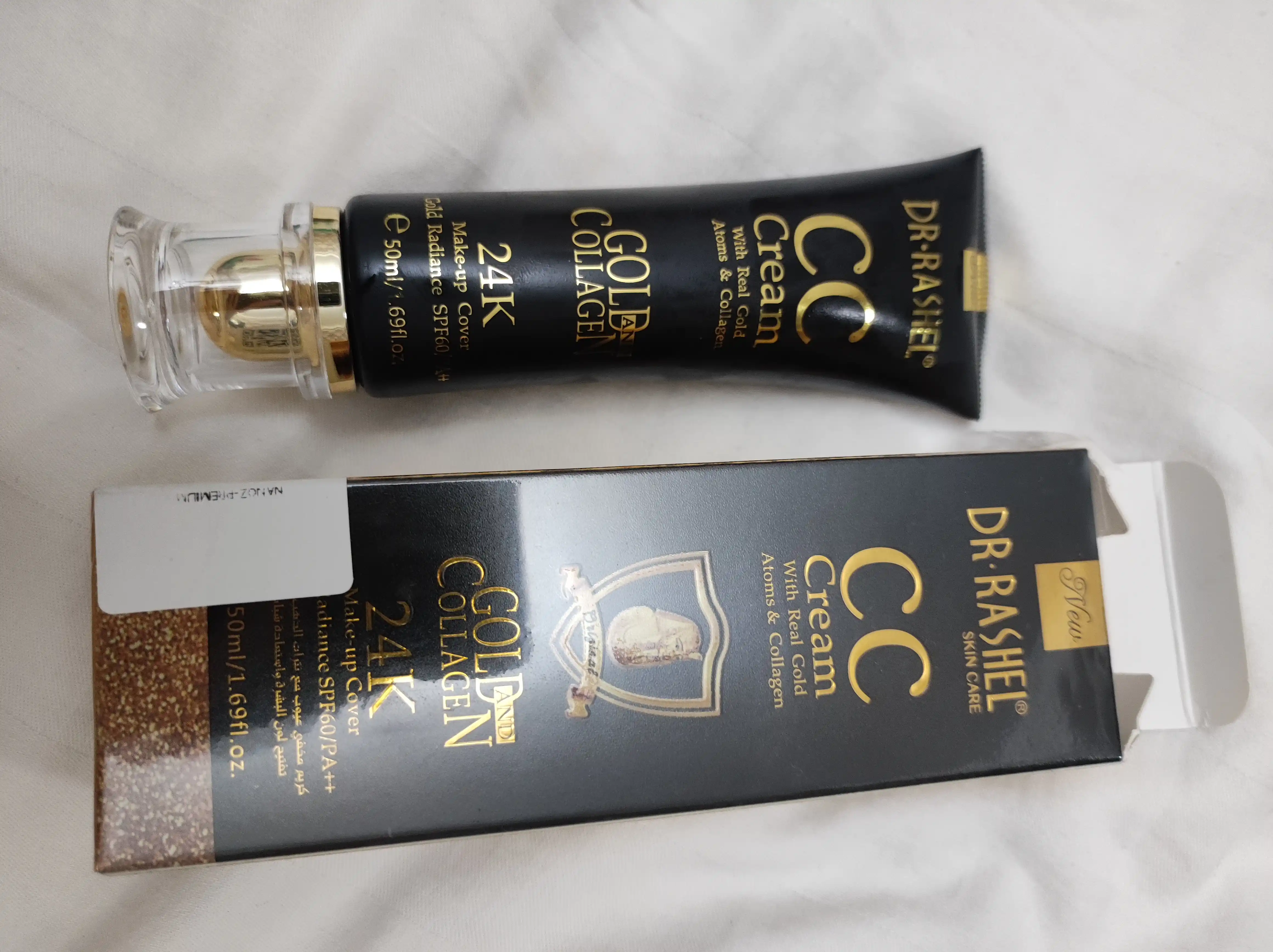 Тональный крем 24K Gold collagen CC Cream SPF60, Dr Rashel, 50 мл