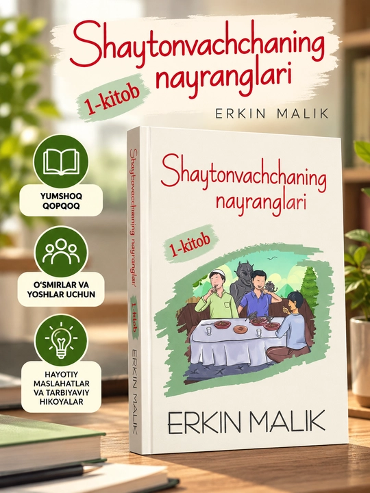 Shaytonvachchaning nayranglari 1-kitob, Erkin Malik - 