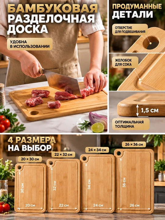 Bambuk taxta, bambuk kesish taxtasi, kesish taxtasi, oshxona taxtasi, oshxona uchun doska