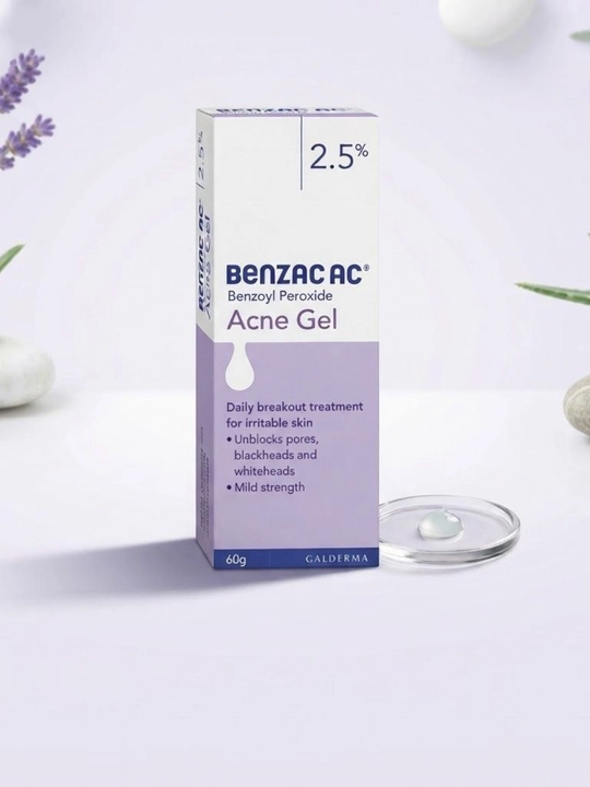 Benzac AC 2,5% 60 г — Гель против акне и прыщей - 