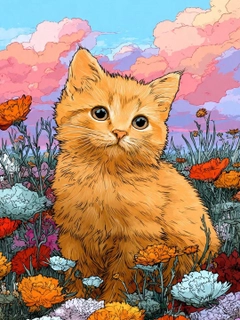 Коралловый меланж