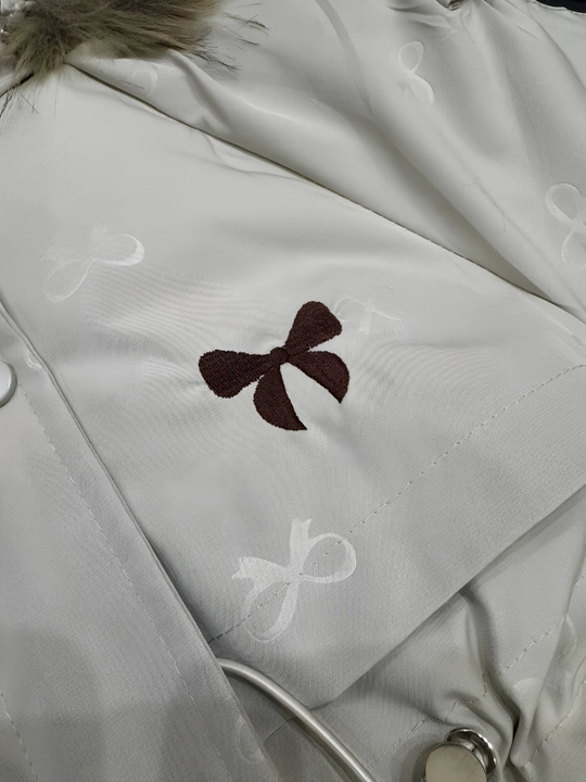 Зимняя парка для девочек с меховым капюшоном, тёплая детская куртка