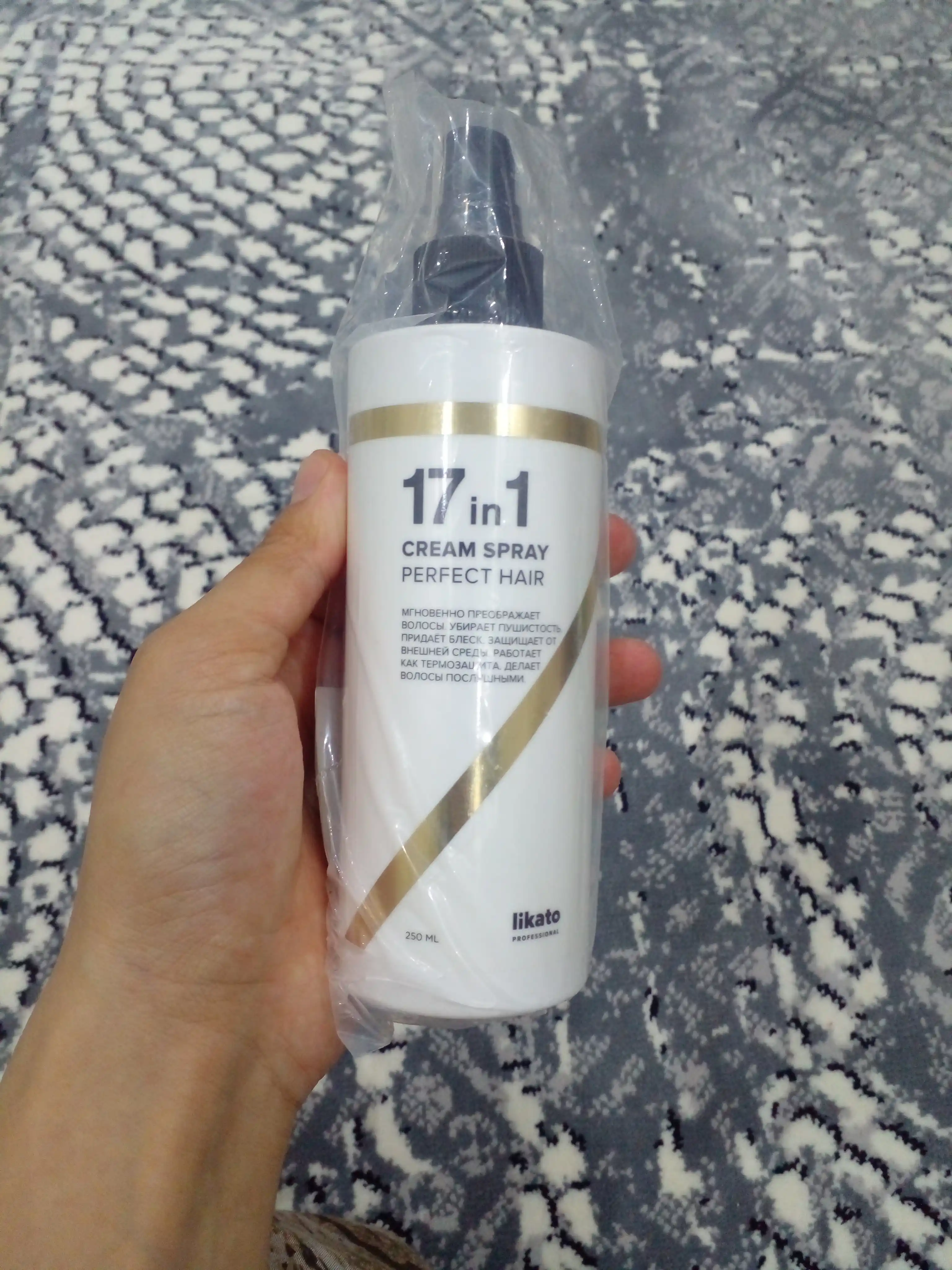 Spray soch kremi, 17 tasi 1 da, Likato, ko'p funktsiyali, termal himoya, 250 ml, 799862