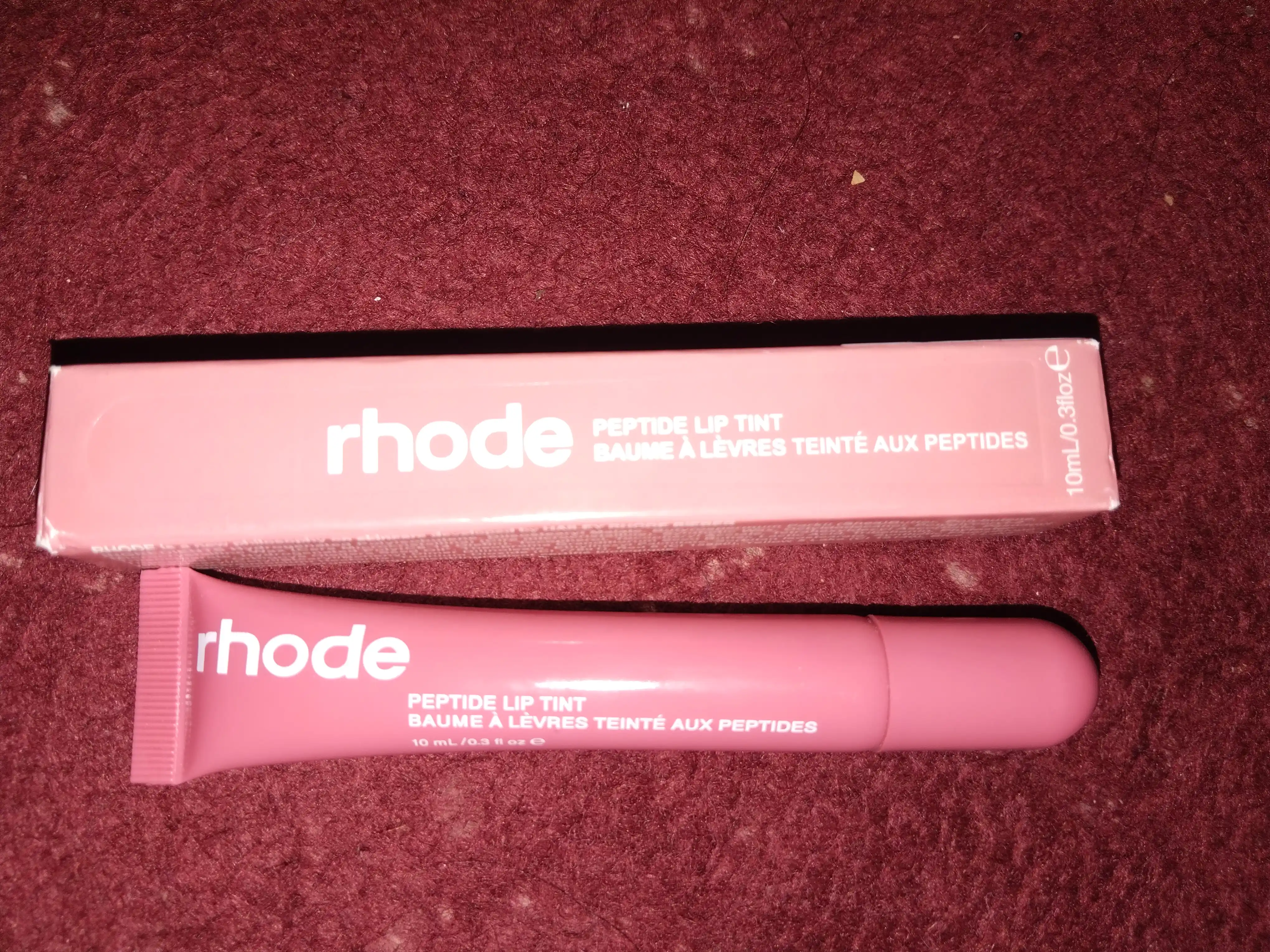 Rhode lab bo'yogi, tusi ozgartirilgan, suyuq, Peptide Lip Tint, 4 ta rang