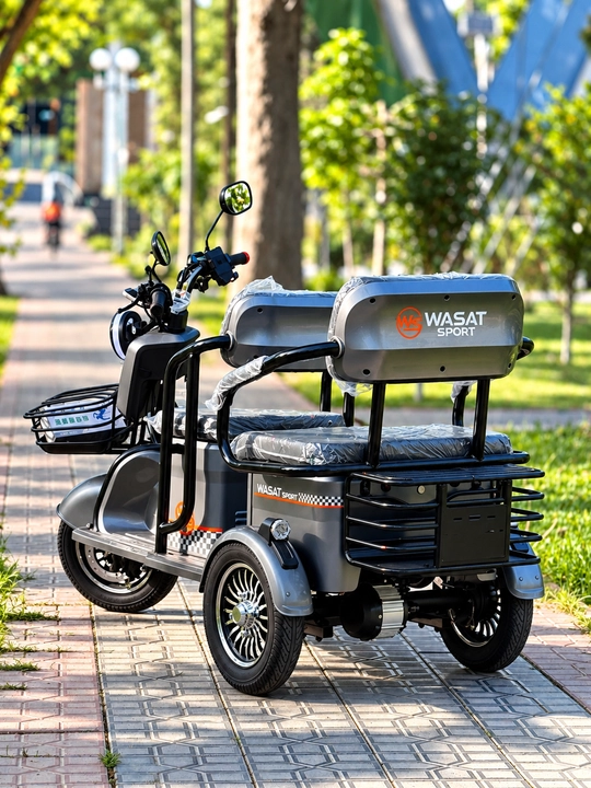 X-6 elektr tritsikl, 800W, 6×20Ah akkumulyator, 40 km/soat, 55+ km masofa, Bluetooth