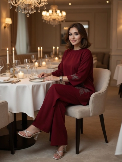 Ayollar uchun dvoyka, bahor, yoz va kuzgi, o'lchamlari 50-54