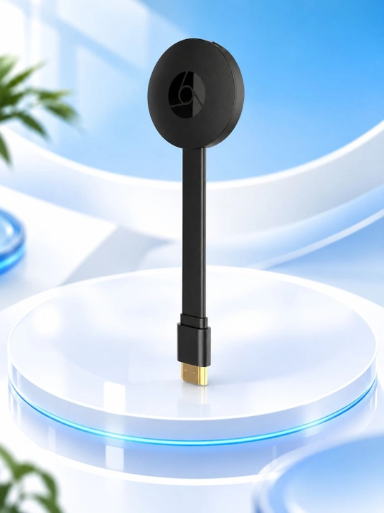 Chromecast 4K TV uchun media striming qurilmasi, HDMI, Wi-Fi